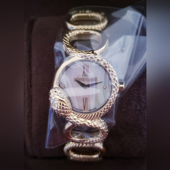 Roberto Cavalli by Franck Muller Snake Bracelet Watch ( RV2L016M0026 ) - Picture 4 of 8